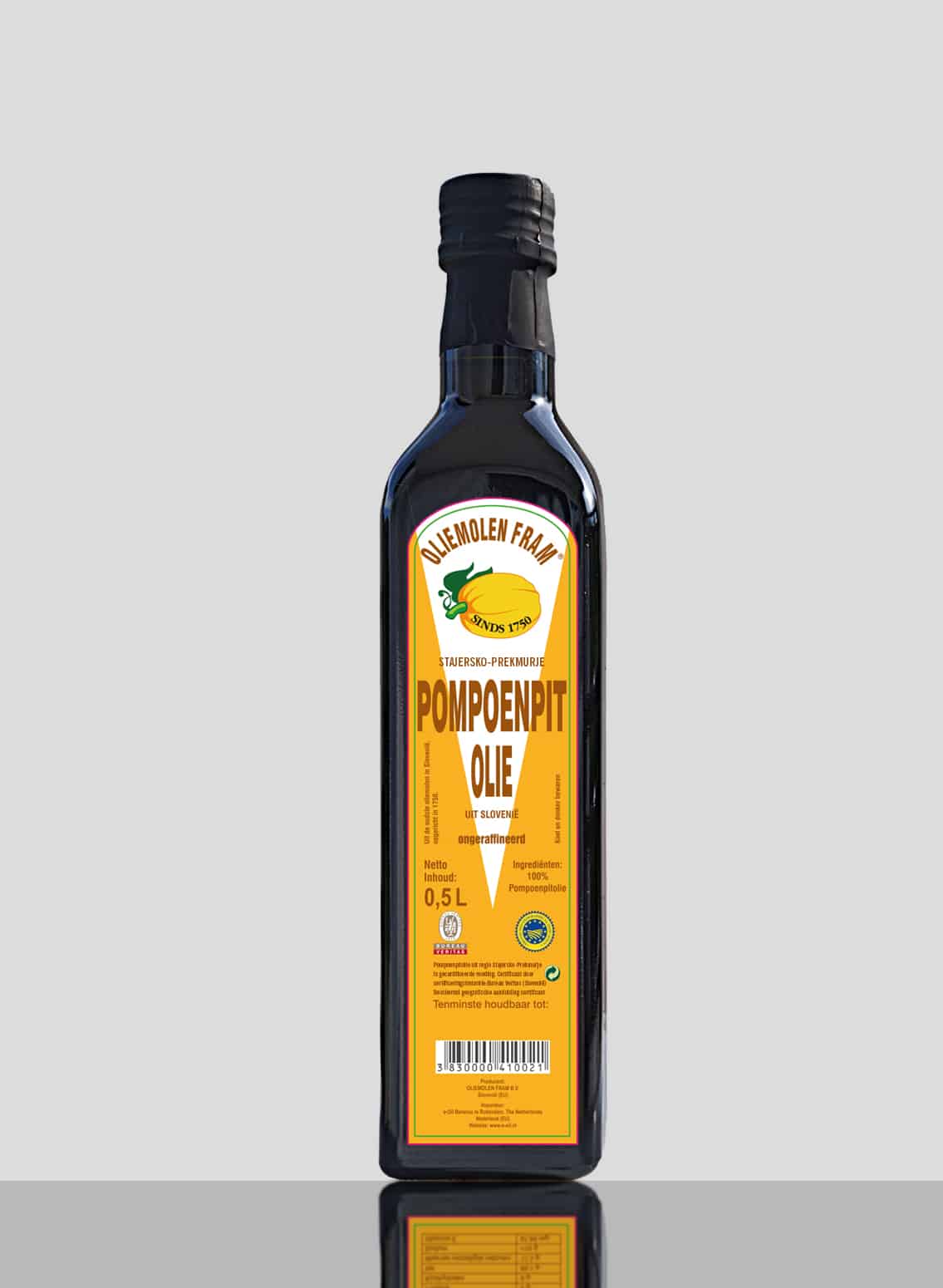 Pompoenpitolie van e-OIL - 0,5 Ltr